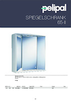 catalog illustration Mirror cabinet 65