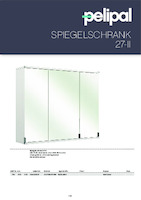 catalog illustration Mirror cabinet 27