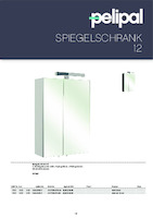 catalog illustration Mirror cabinet 12