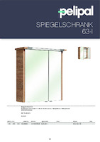 catalog illustration Mirror cabinet 63